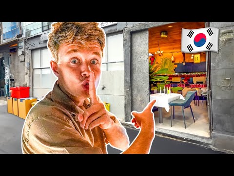 Finder hemmelig restaurant i Sydkorea!