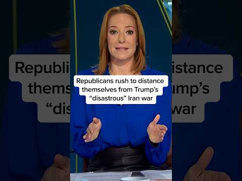 Republicans rush to distance themselves from Trump’s 'disastrous' Iran war