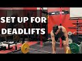 How to set up for a Barbell Deadlift