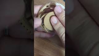 #3dprinting 3D printed gear with ratchet
