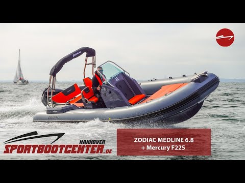Zodiac Medline 6.8 mit Mercury F225XL