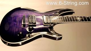 Video thumbnail for ESP LTD Elite 2013 HORIZON-III Flamed Maple with Seymour Duncan Reindeer Blue Electric Guitar by 6-String