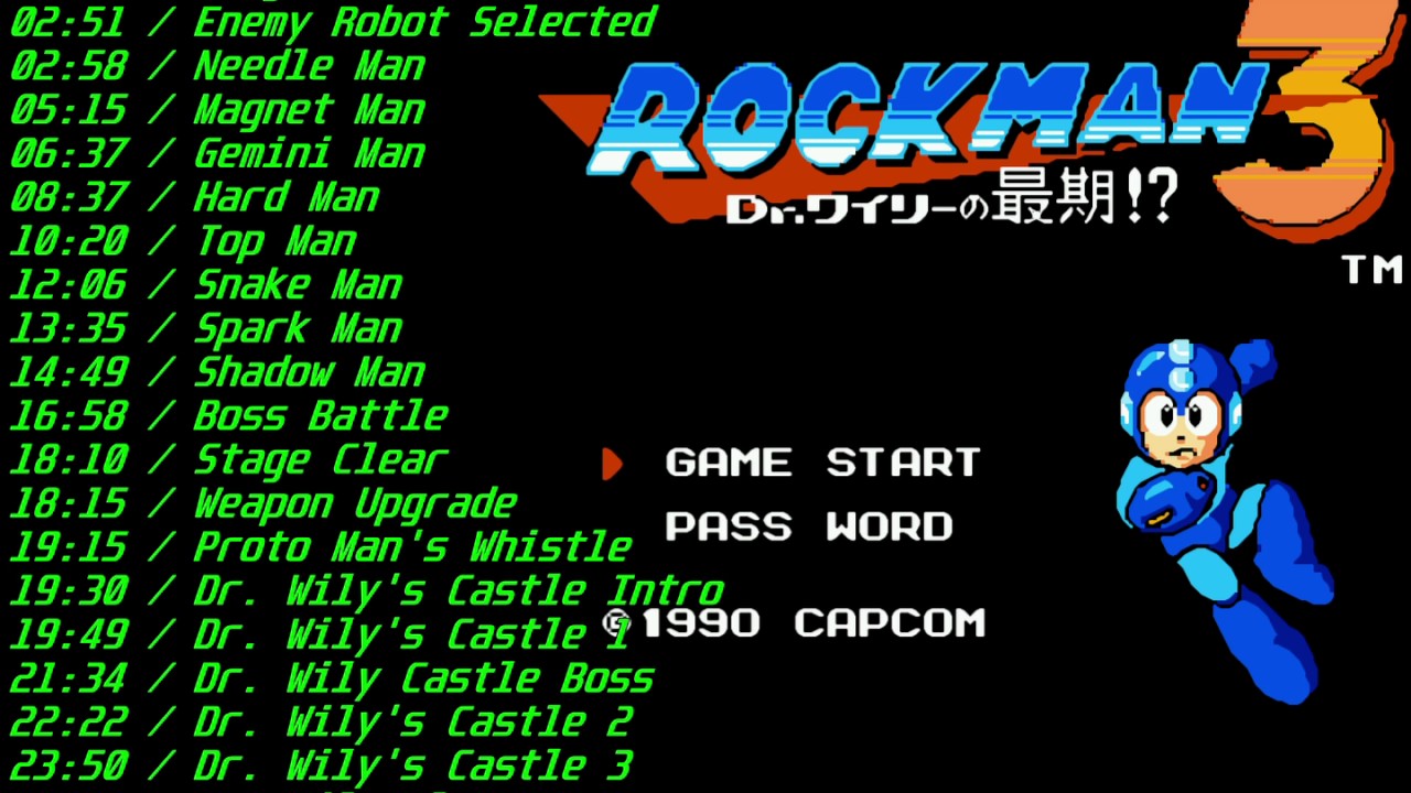 Nes Mega Man 3 Soundtrack