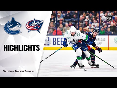 NHL Highlights | Canucks @ Blue Jackets 03/01/20