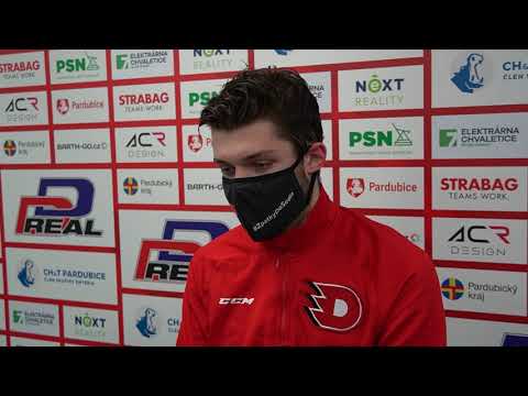 OHLAS | Milan Klouček po utkání 47. kola s HC Verva Litvínov