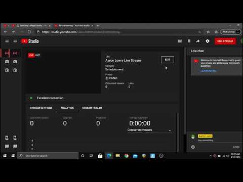 Aaron Lowry Live Stream