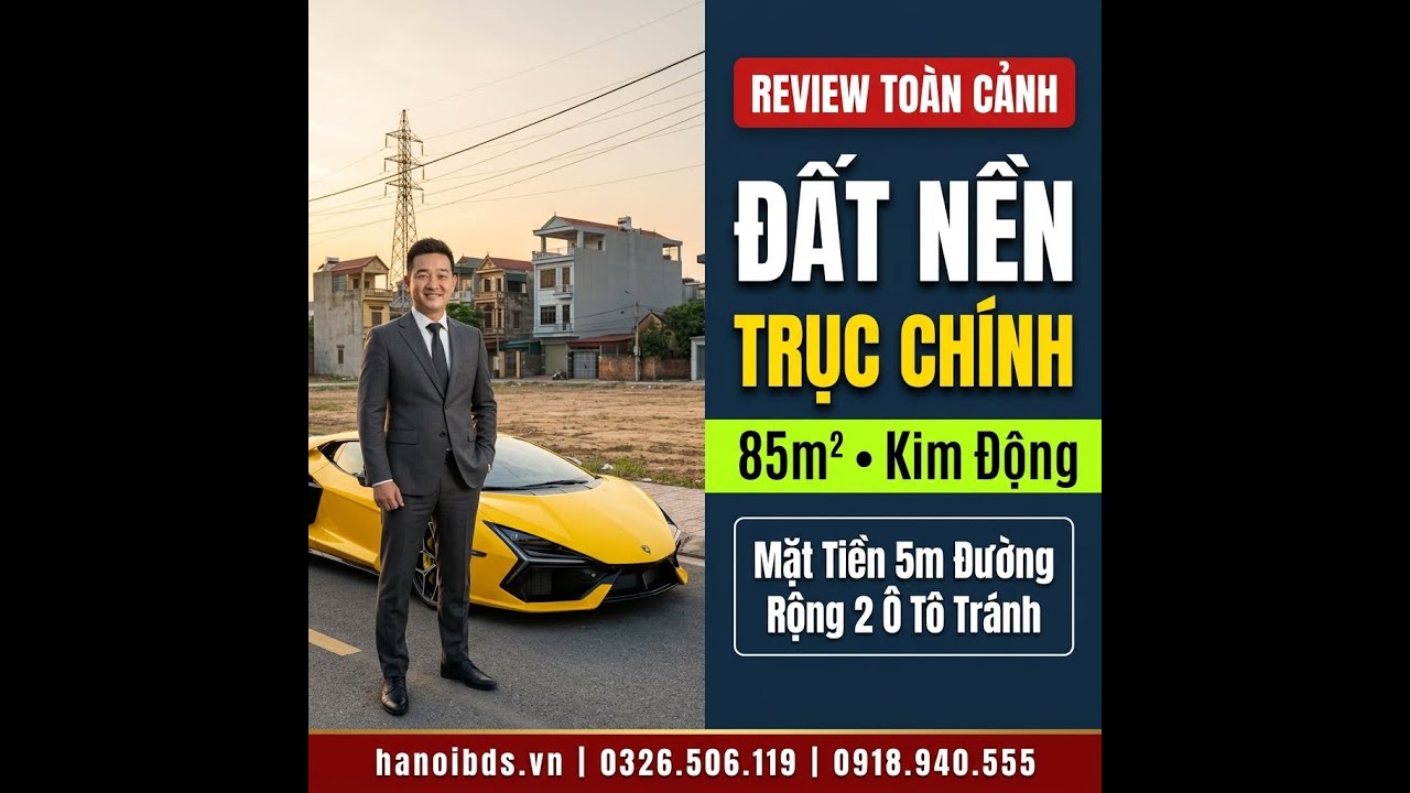 Bán Đất Nền Trục Chính Xã Chính Nghĩa Hưng Yên 85m² Phù Hợp Kinh Doanh | HanoiBDS.vn