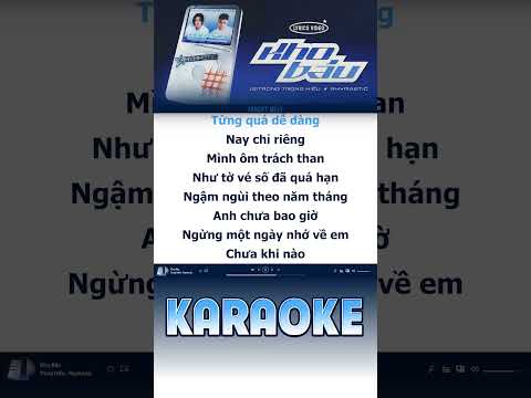 Kho Báu | Karaoke | (S)Trong & Rhymastic #karaoke #khobau #rhymastic