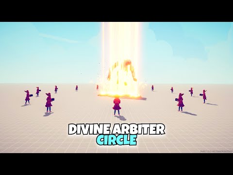 DIVINE ARBITER CIRCLE VS STRONG UNITS - Totally Accurate Battle Simulator TABS