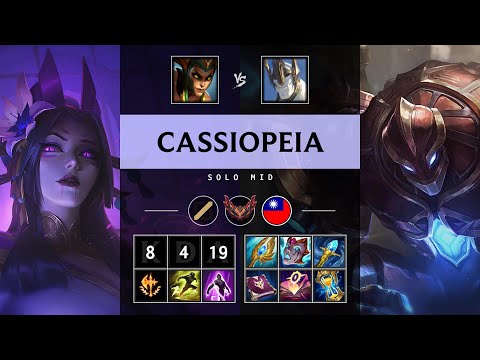 Cassiopeia Mid vs Galio - TW Grandmaster Patch 25.16