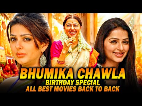 Bhumika Chawla Birthday Special All Best Movies Back To Back | MCA, U Turn, Apradh The Killer