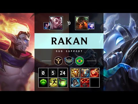 Rakan Support vs Nautilus - BR Challenger Patch 25.12