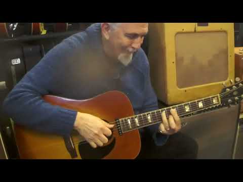 Gibson J-160E 1973 Cherry Sunburst mini P90 pickup image 18
