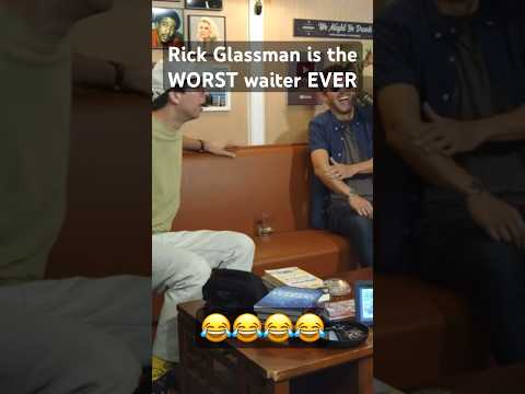 #rickglassman is the #worst #waiter ever #comedy @WeMightBeDrunkPod