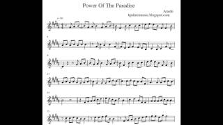 [Sheet Music / 楽譜] Arashi / 嵐 Power Of The Paradise
