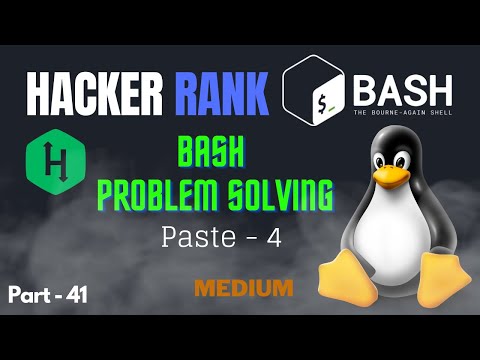 Paste 4 Hacker Rank Bash Problem Solving Linux Opensource Bash Bashscripting