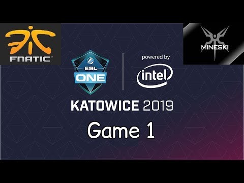 [ EN ] Fnatic vs Mineski - Game 1 - LB ro2 - ESL Katowice 2019 - Highlights