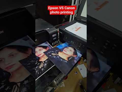 Epson VS Canon All-in One Color photo Waterproof printing Best printer #Epson #Canon