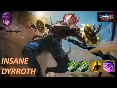 DYRROTH GAMEPLAY l PRO Teammates l HNY l Mobile Legends l 2020