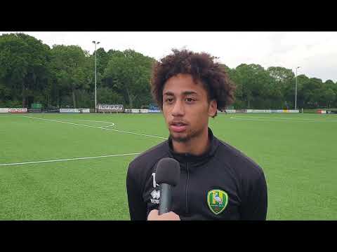 Tyrese Asante voor Excelsior - ADO Den Haag (23-05-2022)