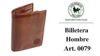 Video de Billetera vertical de cuero vacuno