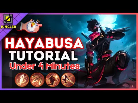 4-Minute Hayabusa Tutorial in the Jungle || (MLBB S34) 2024