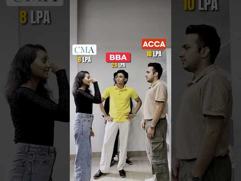Best course after B.Com for high-paying finance jobs? #respectpowerbanana #cma #acca