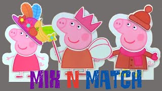 Help Peppa Pig Mix n Match her Outfit  Dress Up Pretend Play