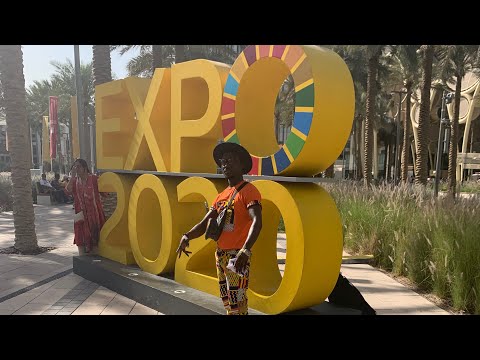 Yaw Stone performs at Expo 2020. Dubai.