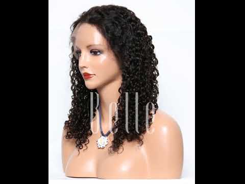 Full Lace Wigs Indian Remy Hair 10mm Curl