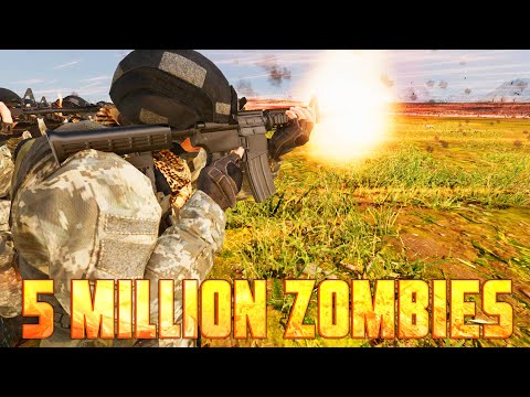 5,000000 ZOMBIES ATTACK on 100.000 US DELTA FORCE! UEBS 2