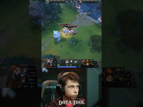 Nisha destroyed Xm 1v1 using Meepo on Grandfinals in Betboom Dacha #viralshorts #dota2