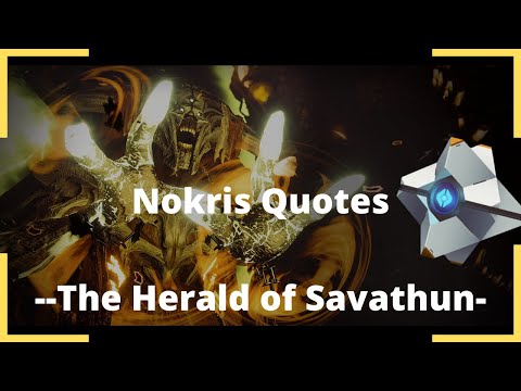 Nokris Quotes-Destiny 2 Season of Arrivals