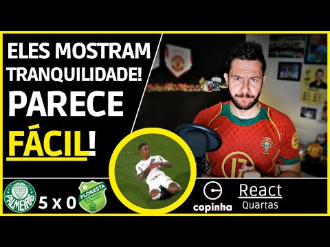 CORINTHIANO REAGINDO A PALMEIRAS 5 x 0 FLORESTA PELA COPINHA 2023! | REACT