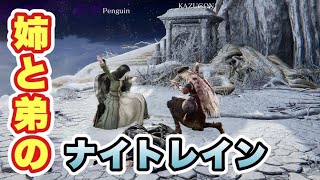 DLCが楽しみな姉弟と遊ぶナイトレイン生配信【中2女子と弟のライブ配信動画】