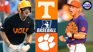 Tennessee v  4 Clemson MUST WATCH AMAZING GAME  Regionals Winners Bracket  2023 College Baseball