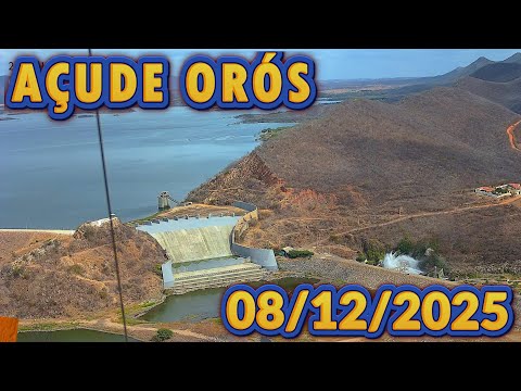 AÇUDE ORÓS DADOS ATUALIZADOS HOJE 08/12/2025 - ORÓS CEARÁ