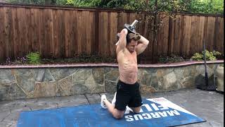 Tall Kneeling DB Halo exercise video thumbnail