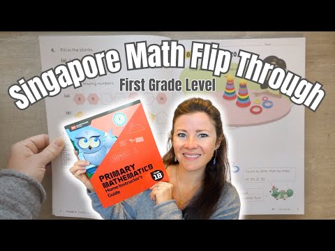 SINGAPORE MATH GRADE 1A AND 1B | LOOK INSIDE!