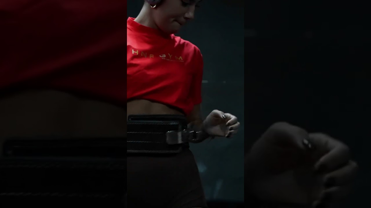 Wearing new HNF GYM merch