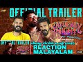 Saturday Night Official Trailer Reaction Malayalam | Nivin Pauly Roshan Andrws | Entertainment Kizhi