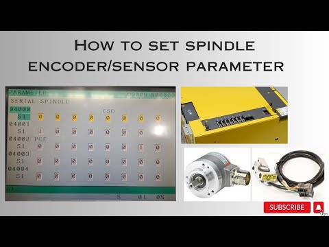 spindle encoder type and parameter #fanuc#industries #cnc