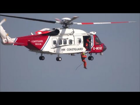 Bristow sikorsky S-92 SAR Helicopter @ Cleethorpes Air Show 2015