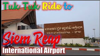 preview picture of video 'Exploring the Angkor Temple Complex, Cambodia: Tuk-Tuk Ride to Siem Reap International Airport'