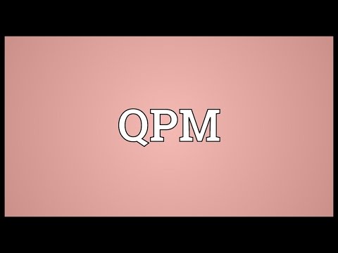 QPM Meaning