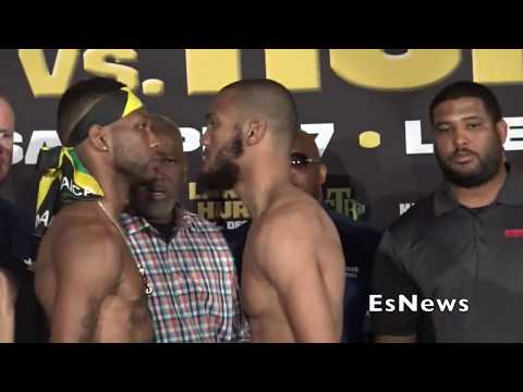 Natheniel Gallimore Intense Face Off With Julian Williams EsNews Boxing