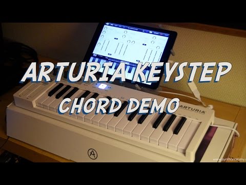 Arturia KEYSTEP - Chord Function Demo - Virsyn Tera Synthesizer