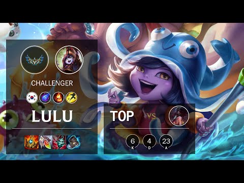 Lulu Top vs Akali - KR Challenger Patch 12.5