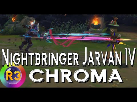 Nightbringer Jarvan Chroma Comparison - League of Legends