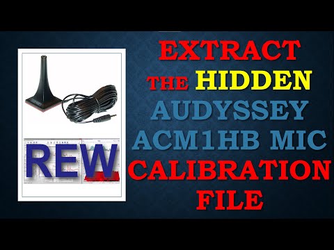 The hidden Audyssey mic calibration file